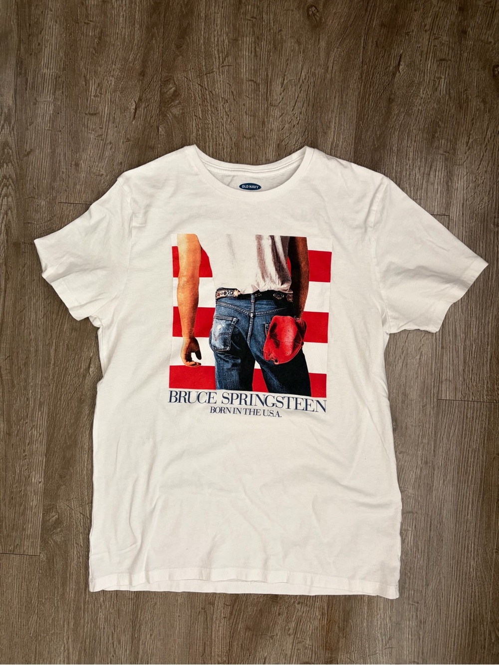 Old Navy Bruce Springsteen Born in the USA Album Cover T-Shirt Size M